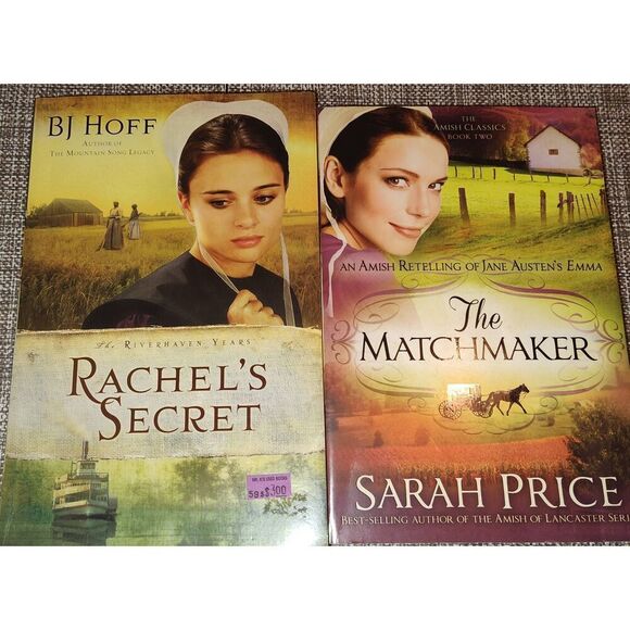 Lot of 2 Amish Christian Romance Fiction BJ Hoff & Sarah Price - Picture 1 of 2